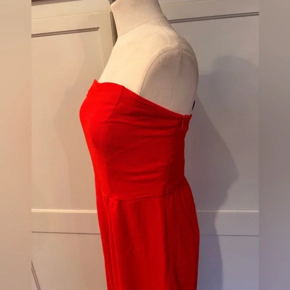 Wild Fable Red Strapless Jumpsuit - Picture 2 of 4